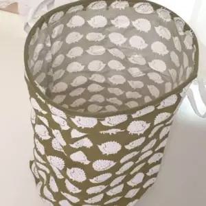 패브릭 소품 바스켓 고슴도치 인형 정리함 장식용 수거함 (WFK6BFT)