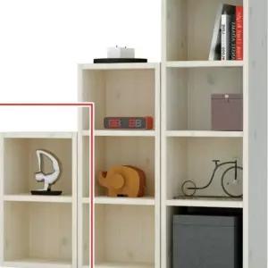 원룸책장 거실서재 틈새책꽂이 워시 2단 공간박스 B2257