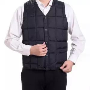 [라일리의류] Rly 바둑판경량 패딩조끼 남자경량패딩 남자 조끼 브