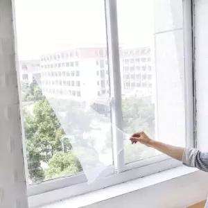 베란다방충망 창문 샷시 쉽게설치 간편부착 미세방충망 150x200cm (WFJ6YLX)