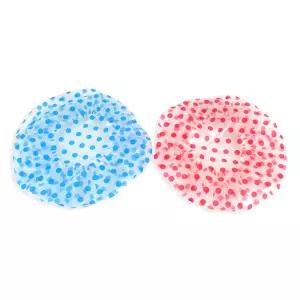 파마 염색 샤워용 위생 헤어비닐 다회용 캡 반투명