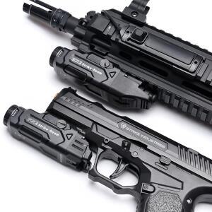 WADSN PX2 스트라이크 빔 20mm 피카티니 레일 전술 손전등 메탈 스카우트 라이트 파워 스트로브 권총 액세