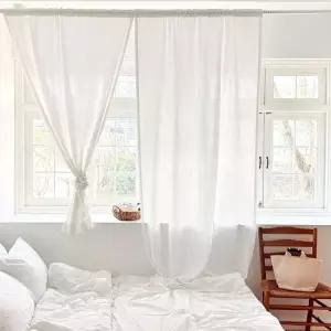 모닝 공간분리 방문 현관 가림막 가리개커튼132x230