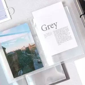 추억 사진첩 심플한 네컷 포토앨범 4x6 3P 기념사진 정리 앨범 (WFK6LLZ)