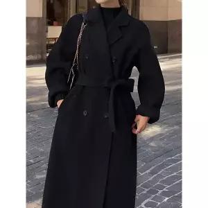 [하프클럽/]() 더블 버튼 벨트 롱코트(S5WCT032A)