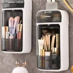 브러쉬 메이크업 홀더 벽걸이 보관함 거치대 꽂이 정리함