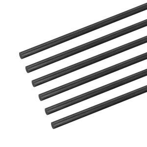 메카닉시 탄소 섬유 막대, RC 평면 DIY 도구 날개 튜브 쿼드콥터 암, 6개 팩용 5mm x 100mm