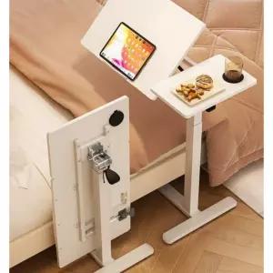 유압식 높이조절 각도조절 테이블 사이드 데스크 이동식 높이 각도