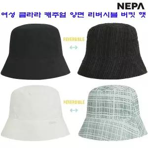 네파모자햇7J27431 여성 클라라 캐주얼 리버시블 양면 버킷 햇 모자 기존가 50.22327515902095737