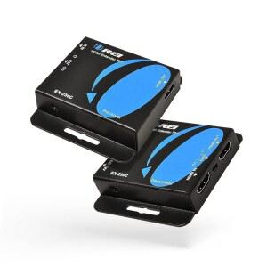 [미국배송] OREI 4K HDMI 이더넷 CAT6/CAT7 익스텐더 익스텐더 RJ45 4K@30HZ 최대 130피트 1080P 230피트 풀 HD POC 송신기 및 수신기 IR 루프 아웃(EX-230C)
