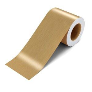 월링크 3x236 인치 메탈릭 벽지 테두리 필 앤 스틱 골드 셀프 접착 브러시드 월 트림 미러 프레임 스티커 욕실 방수용 스테인리스