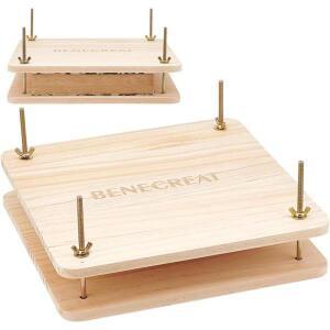 책프레스 제본 나무 도구 철 너트 윙 가정용 가스켓 Schoo가포함 휴대용 바인딩 기계