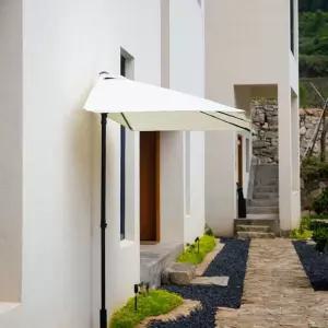 하프 파라솔 캐노피 카페 벽 그늘막 상가 차양막 벽면 직사각형