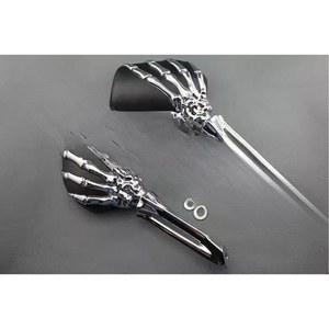 할리 바이크 사이드미러 크롬 교체 MT333 스켈레톤 백미러 튜닝