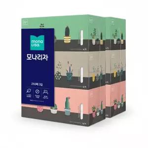 모나리자 벨라지오 각티슈 250매 3개입 x4개