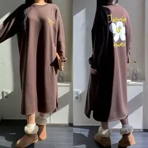 [하프클럽/]플로럴백나염기모원피스 501T631S 빅사이즈 여성 512