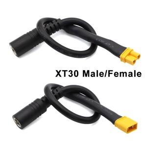 1PCS XT60 T 플러그 여성 남성 DC 5.5*2.1mm 커넥터 배터리 충전 어댑터 케이블 변환 와이어 전원