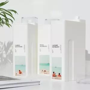 해변 1리터 세탁 세제 섬유유연제 디스펜서 세제통 세제통 깔끔한세제용기 섬유유연제디스펜서 세제디스펜