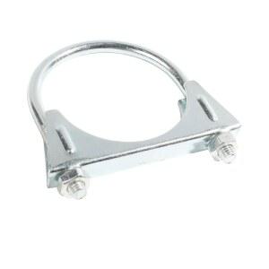 [미국배송] ZLIFFY 1.75인치 2.25인치 2.5인치 2.75인치 U 볼트 클램프 머플러 배기 클램프 금속 머플러/배기 파이프용 헤비 듀티 행거(2.5인치)