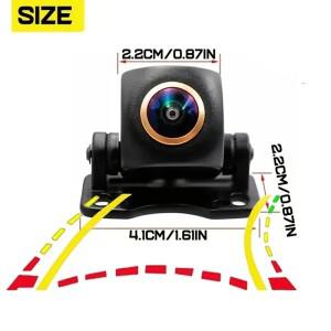 CCTV 차량 후방 카메라 170 ° Fisheye 렌즈 실시간 동적 궤적 안내 CCD 광각 후면 보기 쉬운 설치