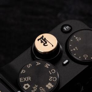 카메라 스티커 올림푸스 PENF EP7 OM3 후지 XE5 XPro3 XT30 X100VI 카메라 핫슈 커버 셔터 버튼 소프트 릴