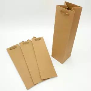 크라프트 무지 와인 쇼핑백 종이 가방 선물포장 1구 와인백 와인포장