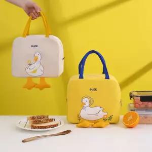 오리 도시락 보온보냉 휴대용 쿨러백