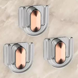 무타공 접착식 실내화 욕실화 슬리퍼 거치대 U자걸이 수건걸이