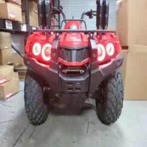 SNORKYOURATV SYA 엔젤 즈 LED 헤일로 액센트 라이트 키트 히선 포지 400 호환 ATV 악세사리 흰색 화이트