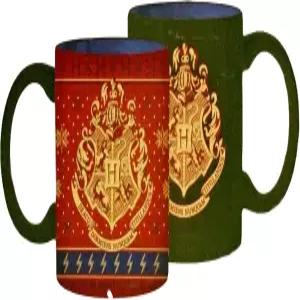 해리 포터 호그와트 크레스트 여행 스웨터 열 공개 세라믹 머그 차 에스프레소 코코아용 커피잔 14온스