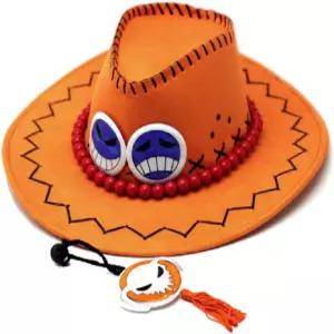 GK-O D 에이스 카우보이 모자 코스튬 흰색 화이트 웨어 해적 연대 코스프레 패션