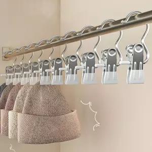 논슬립 옷걸이 바지걸이 집게 외집게 걸이 초간편 하의용 행거 미끄럼방지