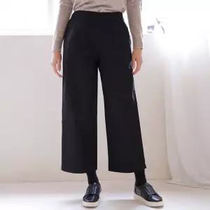 드리다 코튼 면 와이드 9부 밴딩 팬츠 통바지 40-50대 미시 중년여성 캐주얼