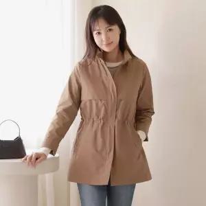 드리다 하이넥 바스락 빅사이즈 야상 사파리 점퍼 40-50대 미시 중년여성 캐주얼