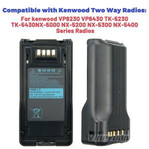 KNB-L3 리튬 이온 배터리, 켄우드 TK-5230 NX-5000 VP5000 VP6430 워키토키용, 7.4 3400mAh, 5 개