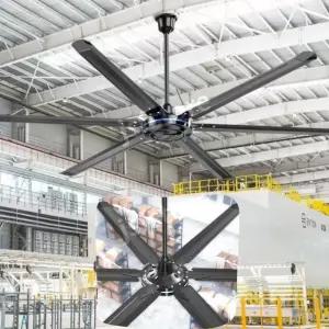 산업용 천정 선풍기 실링팬 2m 공장 공업용 벽스위치 천장 무단 대형 블랙