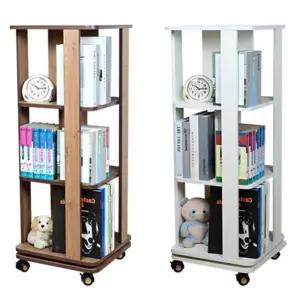 벽책장 책장선반 거실책꽂이 이동식 회전형 1P 3단