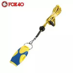 샤크 옐로우.블루 스포츠호각 호루라기 폭스 줄포함 (WFJ7T82)