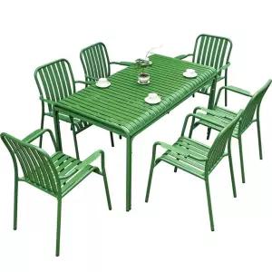 철제 테이블 세트 카페 정원 접이식 의자 테라스 야외 야외용