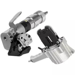 자동 에어 철밴딩기 하조기 텐셔너 스틸밴드 화물포장 벨트 공압 핸드 싱글 휴대용