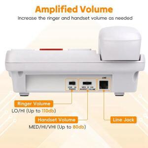 고령 노인을 타입 대형 단추 전화 시각 장애인을 헬핑 가정 육상선 원 키