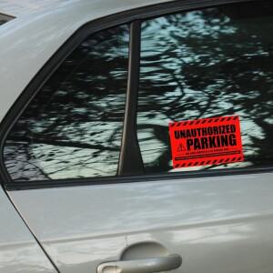 루보식 10Pcs 4x6 인치 주차 위반 스티커-자동차 및 트럭에 대한 제거하기 어려운 경고 스티커