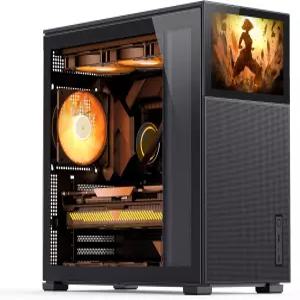 JONSBO D41 MESH SC 블랙 ATX 컴퓨터 케이스 화면 포함 PC 미드 타워RTX 4090335400mm GPU 360280AIO Power