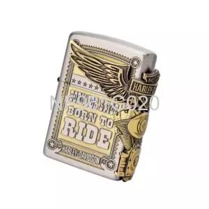  ZIPPO 할리데이비슨 HDP-27 일본한정 3면연속 고미 황동