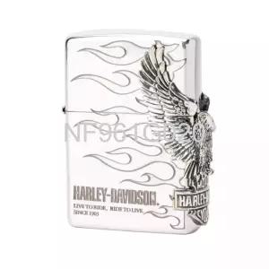  지포 하이레다비드슨 HDP-04 일본한정 실버 오일라이터 독수리 3면메탈 #200 일본가공