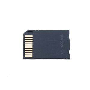 콘솔 YUXI PSP 어댑터 변환기 단일 및 이중 슬롯 용 MS 메모리 스틱 프로 듀오 리더에 대한 새로운 마이크