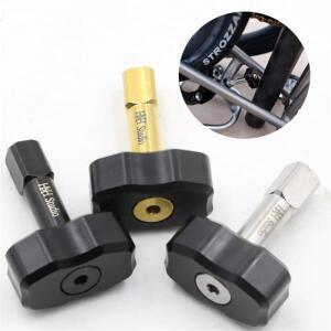 접이식 자전거 주차 트레이 액세서리 조정 가능 각도 시트 튜브 중지 버섯 헤드 H&H 브롬톤