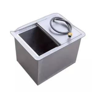 업소용 얼음 보관통 매립형 아이스 스텐 카페 저장고 쿨러