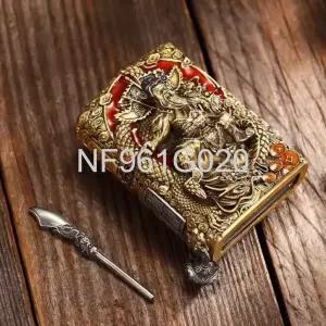  지포라이터 기름 오일 형광 방풍 특이한 한정판 라이터 재물신 관공