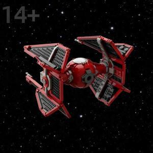 2025 496PCS FIT 75240 로얄 가드 인터셉터 스페이스 유명한 TIE-파이터 빌딩 모델 브릭 장난감 어린이 크